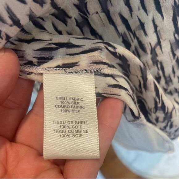 Rebecca Taylor Mirage Cap Sleeve Silk Shell - Picture 16 of 16